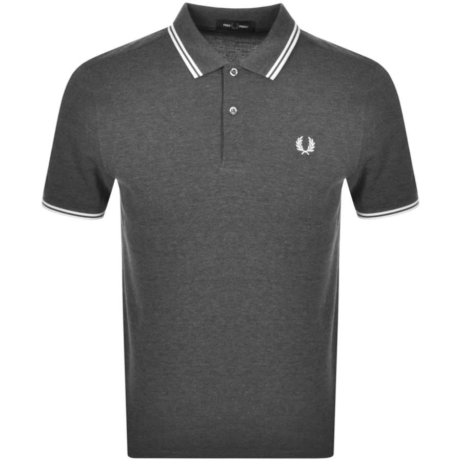 Alternative Image for ProductFred Perry Twin Tipped Polo T Shirt Grey1